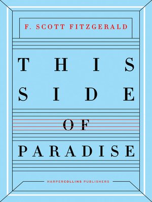 cover image of This Side of Paradise